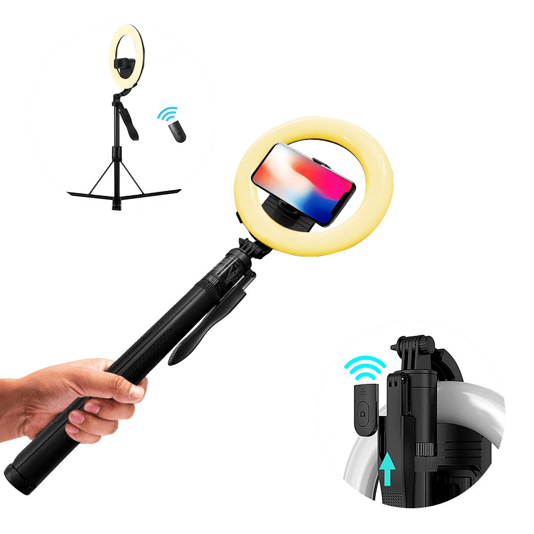 Selfie Stick Ring Light LED