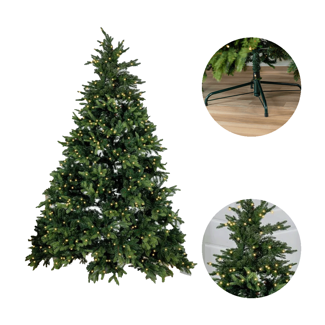 Albero di Natale da180 cm con Luci Integrate